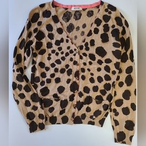 Moschino leopard print cardigan